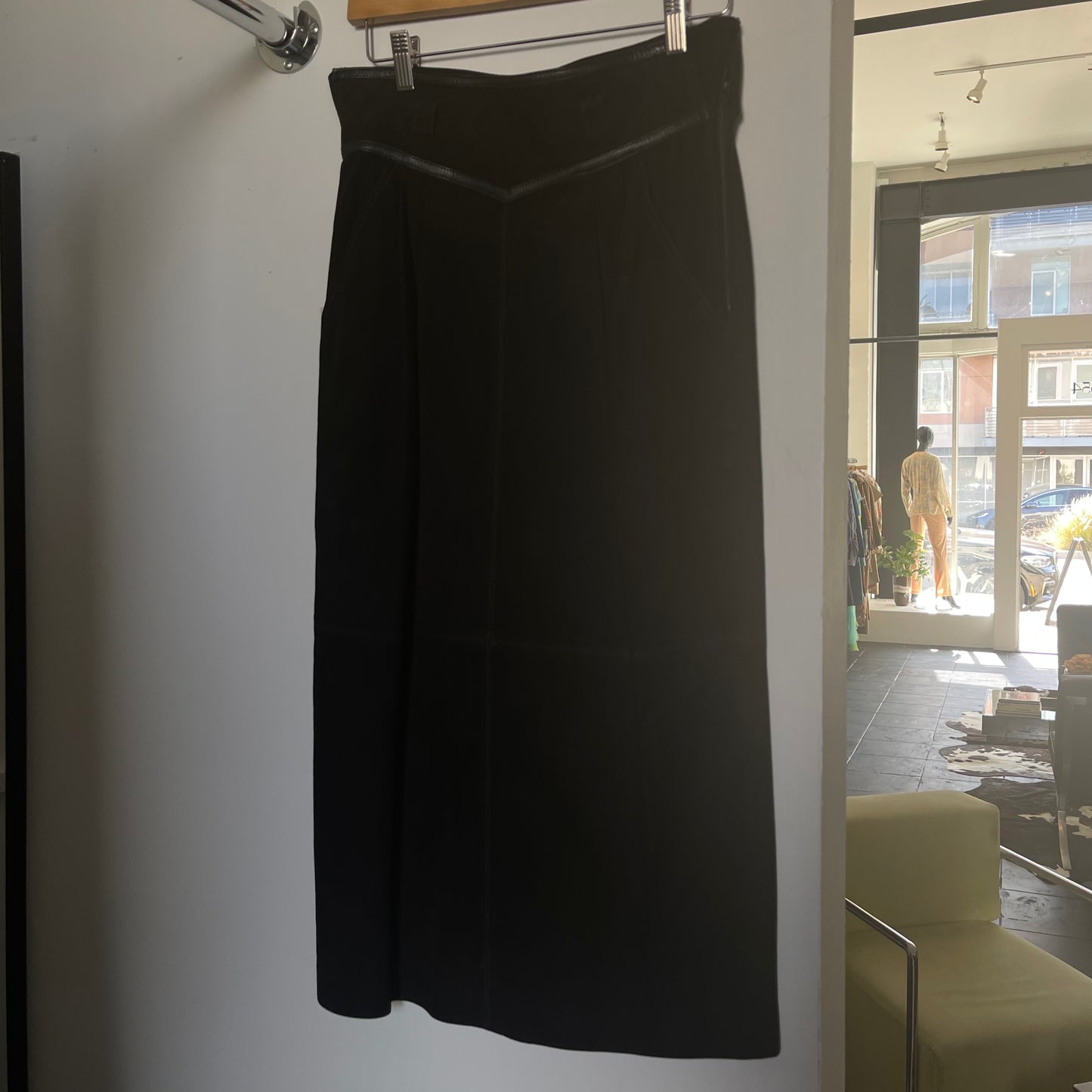 Vintage Gucci Suede Pencil Skirt - Your Vintage Neighbor