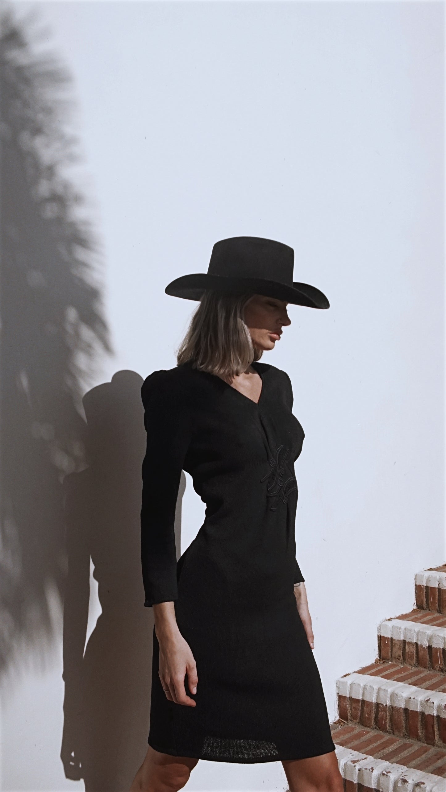 Vintage St. John Knit Black Dress from the 70’s - SHOP EZRA