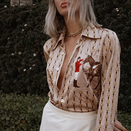 Vintage 70’s Givenchy Knit Disco Top - SHOP EZRA