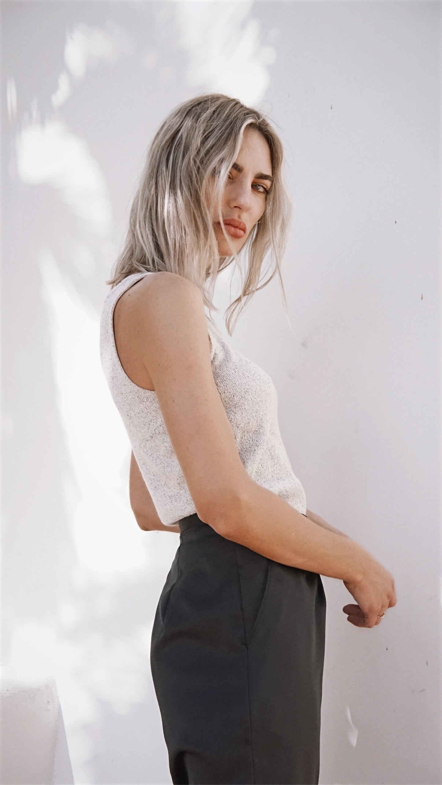 Vintage 80’s St. John Knit Sleeveless Top - SHOP EZRA