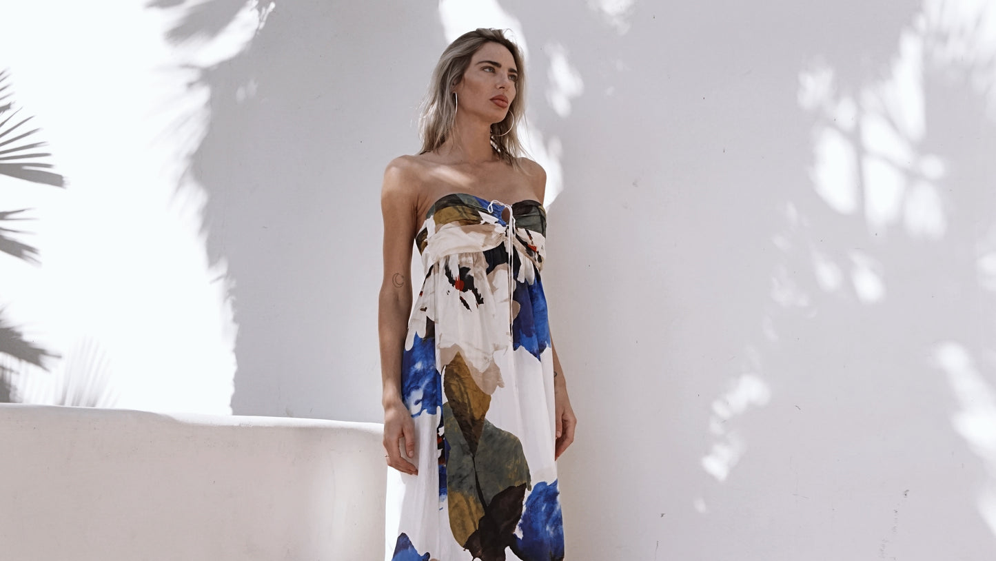 Vintage 70’s Christian Dior I. Magnin Silk Dress - SHOP EZRA