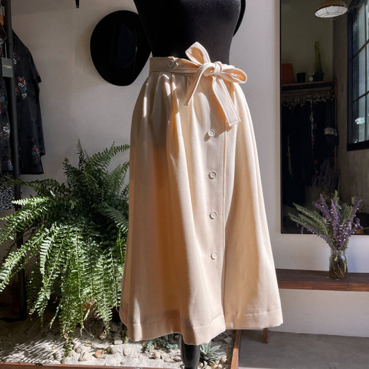 1970s Vintage Yves Saint Laurent Wool Skirt