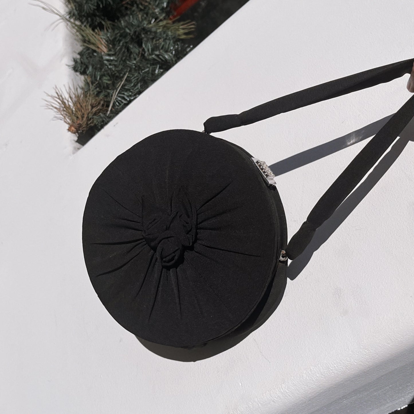 1960s Vintage Rosebud Circle Bag