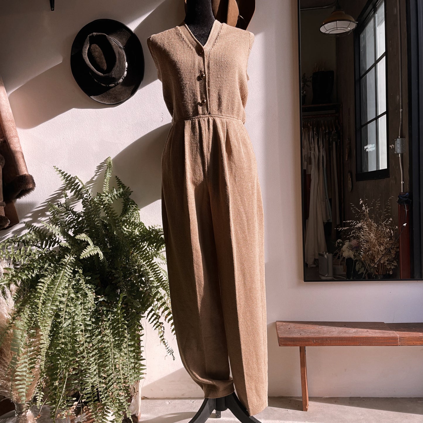 1970s Vintage Saks St. John Knit Jumpsuit