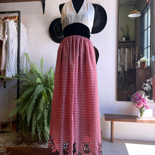 70’s Vintage Halter Dress