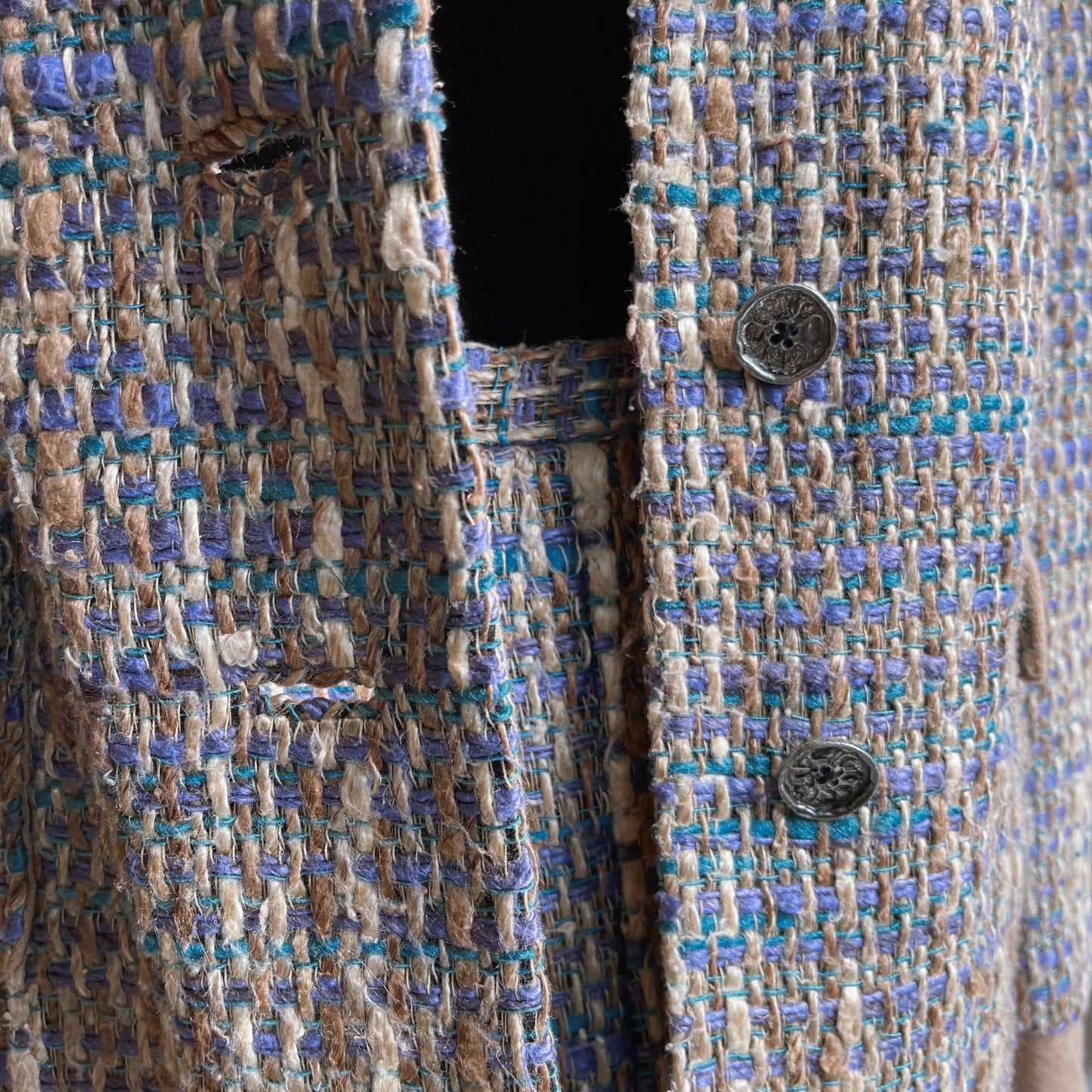 1960s Vintage Tweed Mini Skirt Suit Set Damselle New York