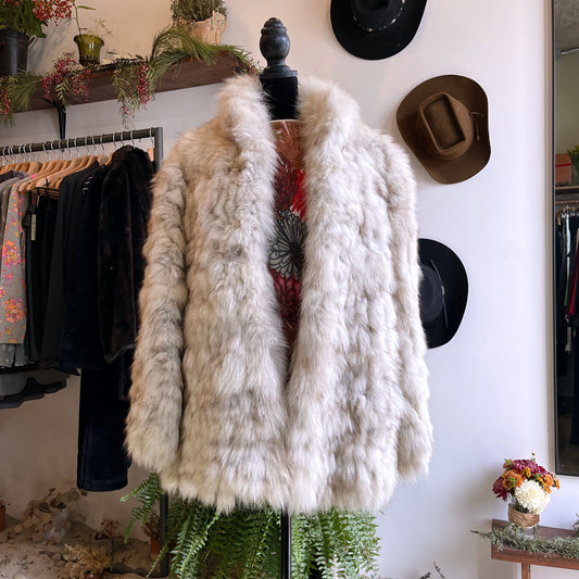 Vintage Rabbit Fur Jacket