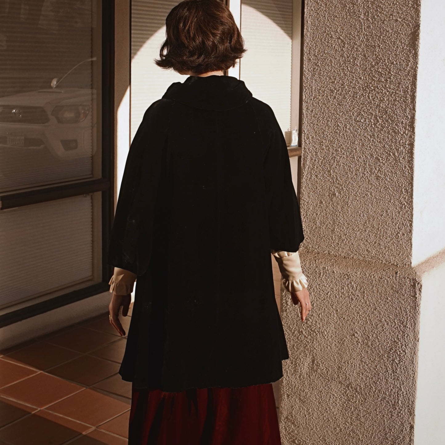 1960s Vintage Velvet Opera Coat