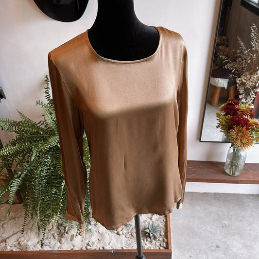 1980s Vintage Yves Saint Laurent Silk Blouse