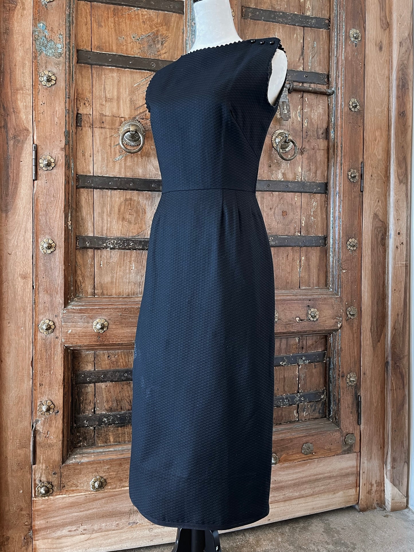 1950s Vintage Lanz Original Black Dress