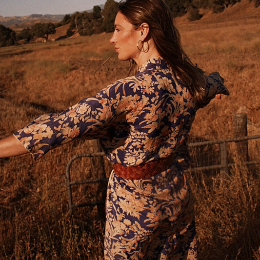 Vintage Silk Japanese Kimono