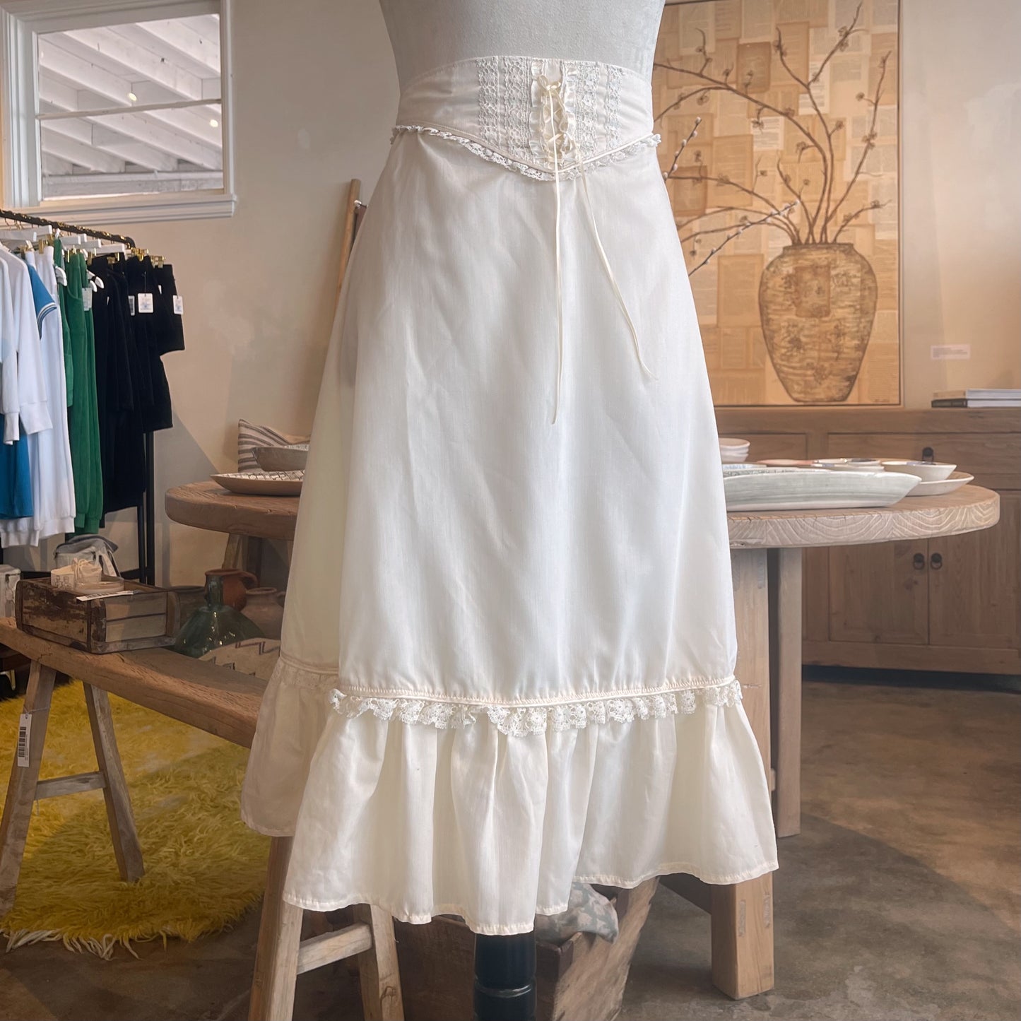 Vintage Frontier Prairie Cotton Skirt