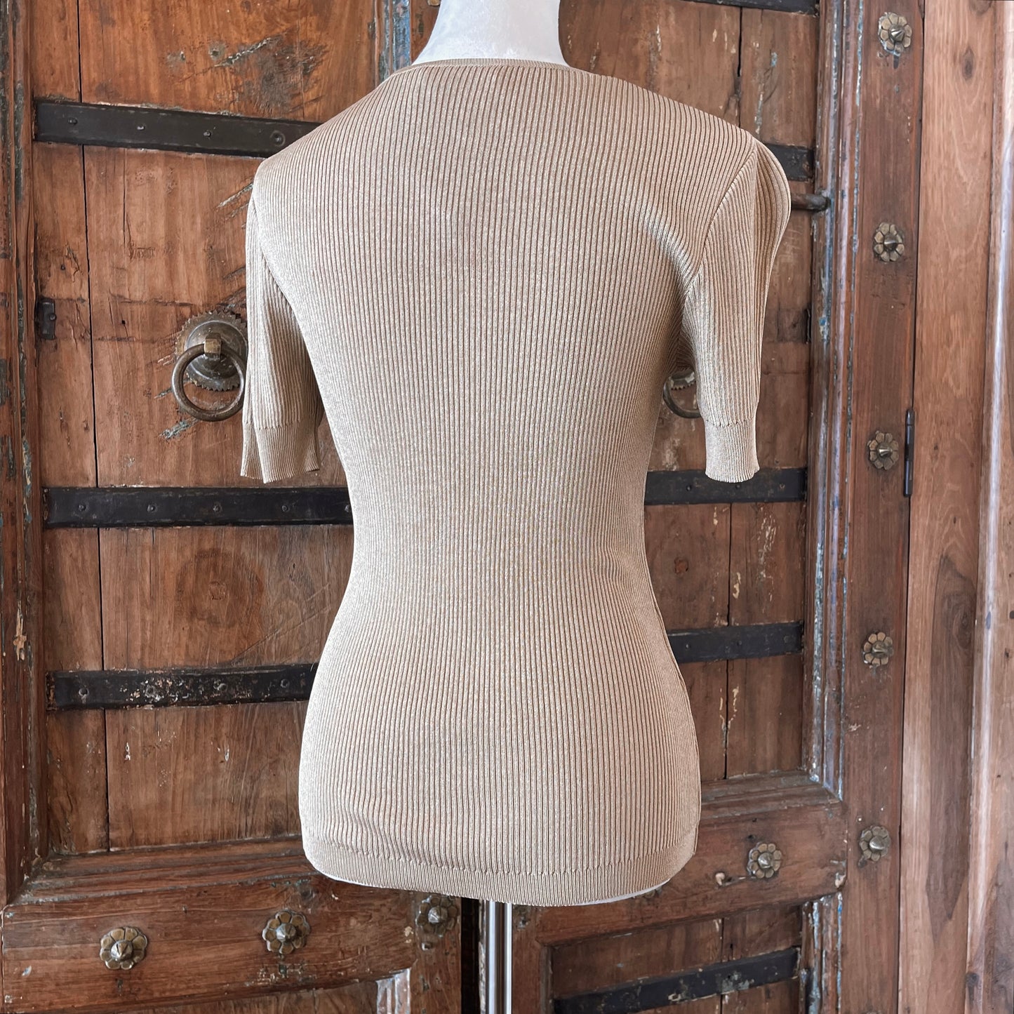 Vintage Yves Saint Laurent Ribbed Knit Top