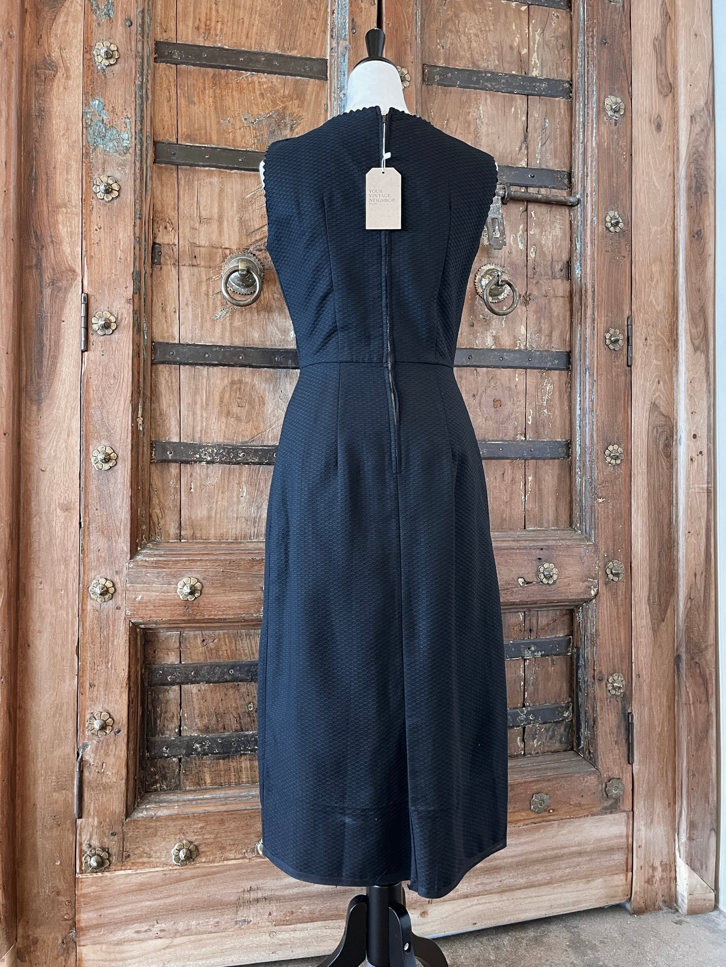1950s Vintage Lanz Original Black Dress