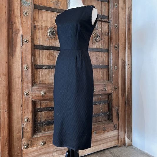 1950s Vintage Lanz Original Black Dress