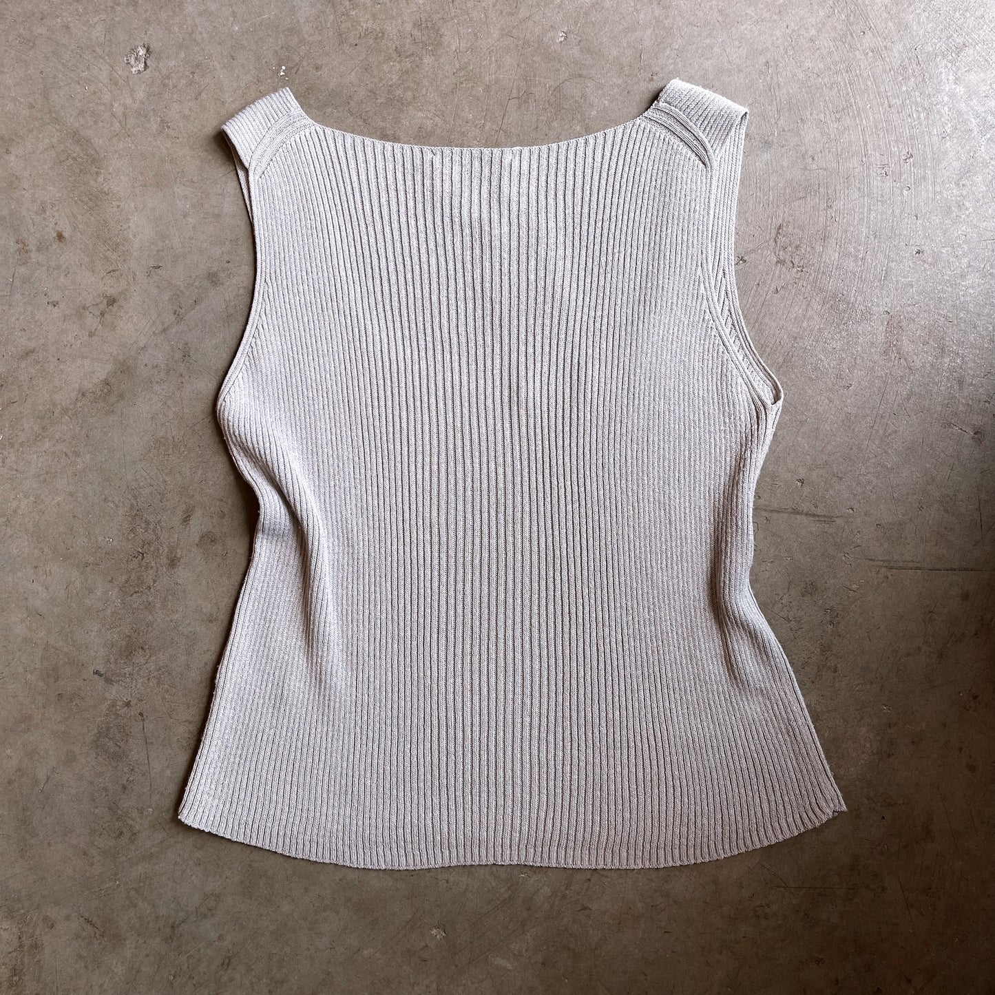 1990s Vintage Emanuel Ungaro Ribbed Knit Top