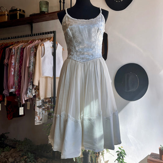 Vintage 50’s Silk Chiffon Dress - Your Vintage Neighbor