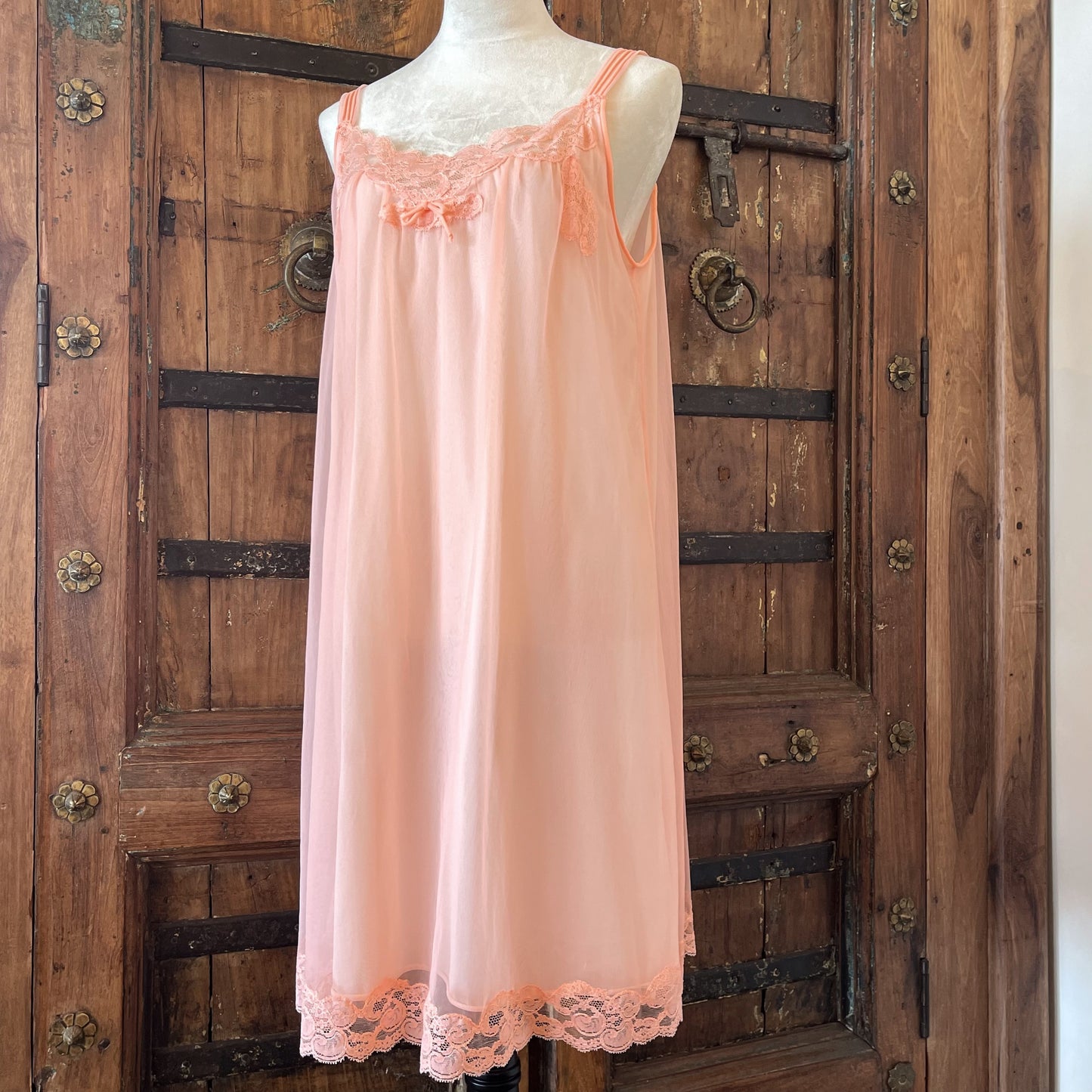 1960s Vintage Slip Bed Jacket Set