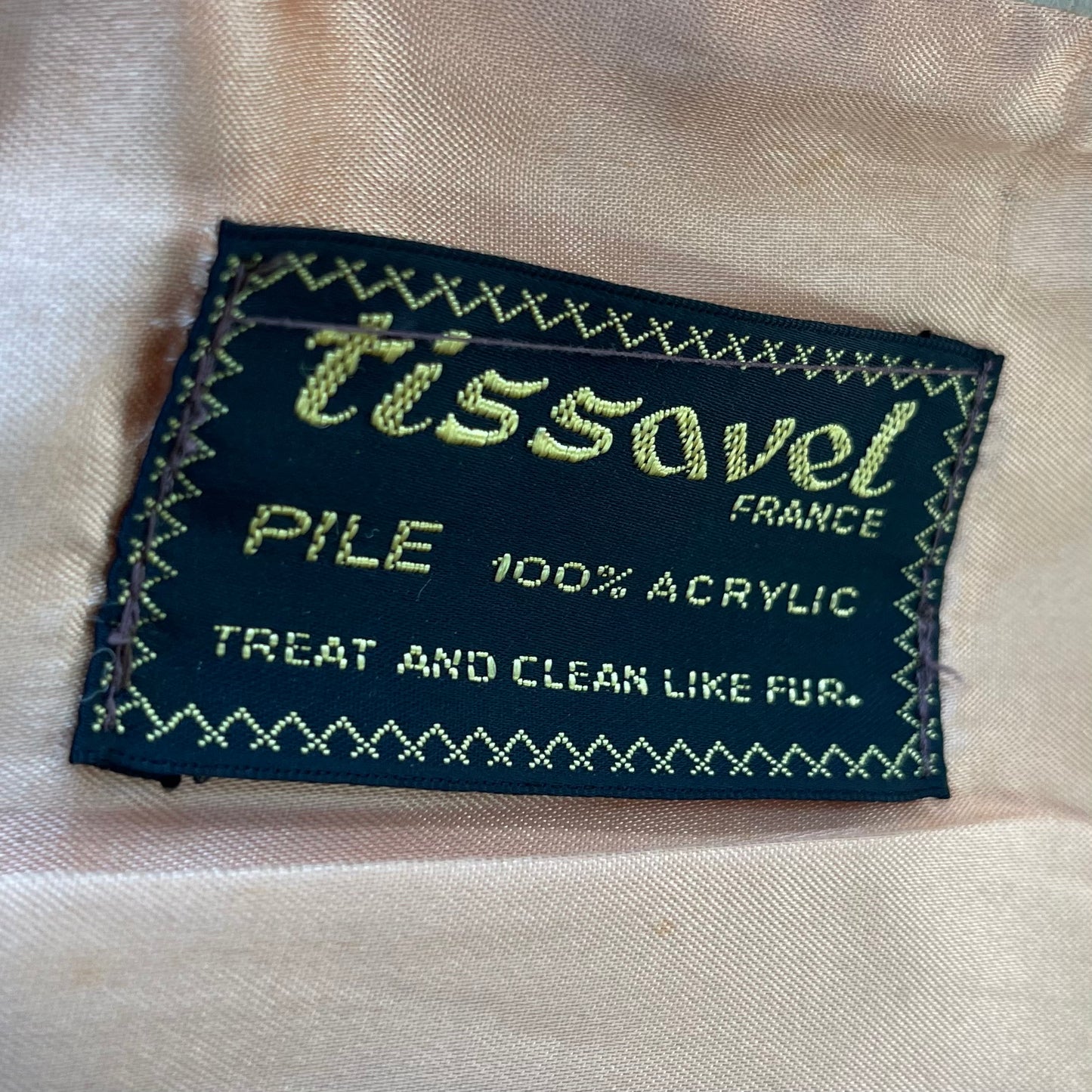 1970s Vintage Tissavel France Fur Jacket