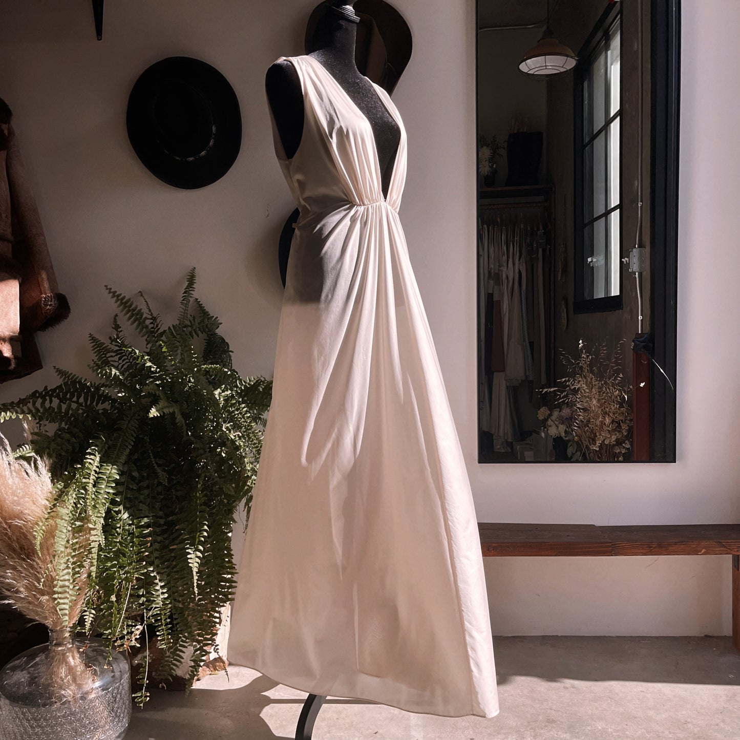 Vintage Vanity Fair Plunging Slip Dress