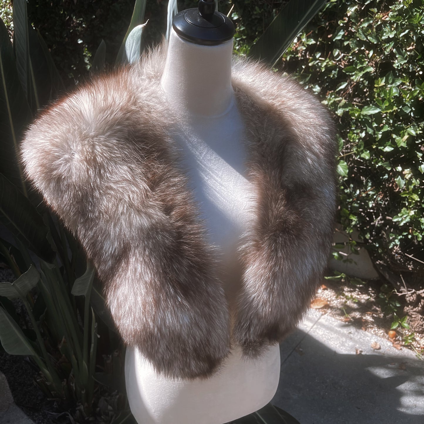 Vintage Fox Fur Stole Collar