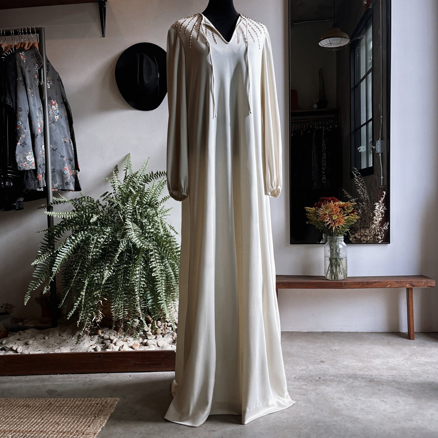 1970s Vintage Nat Kaplan Couture Knit Dress