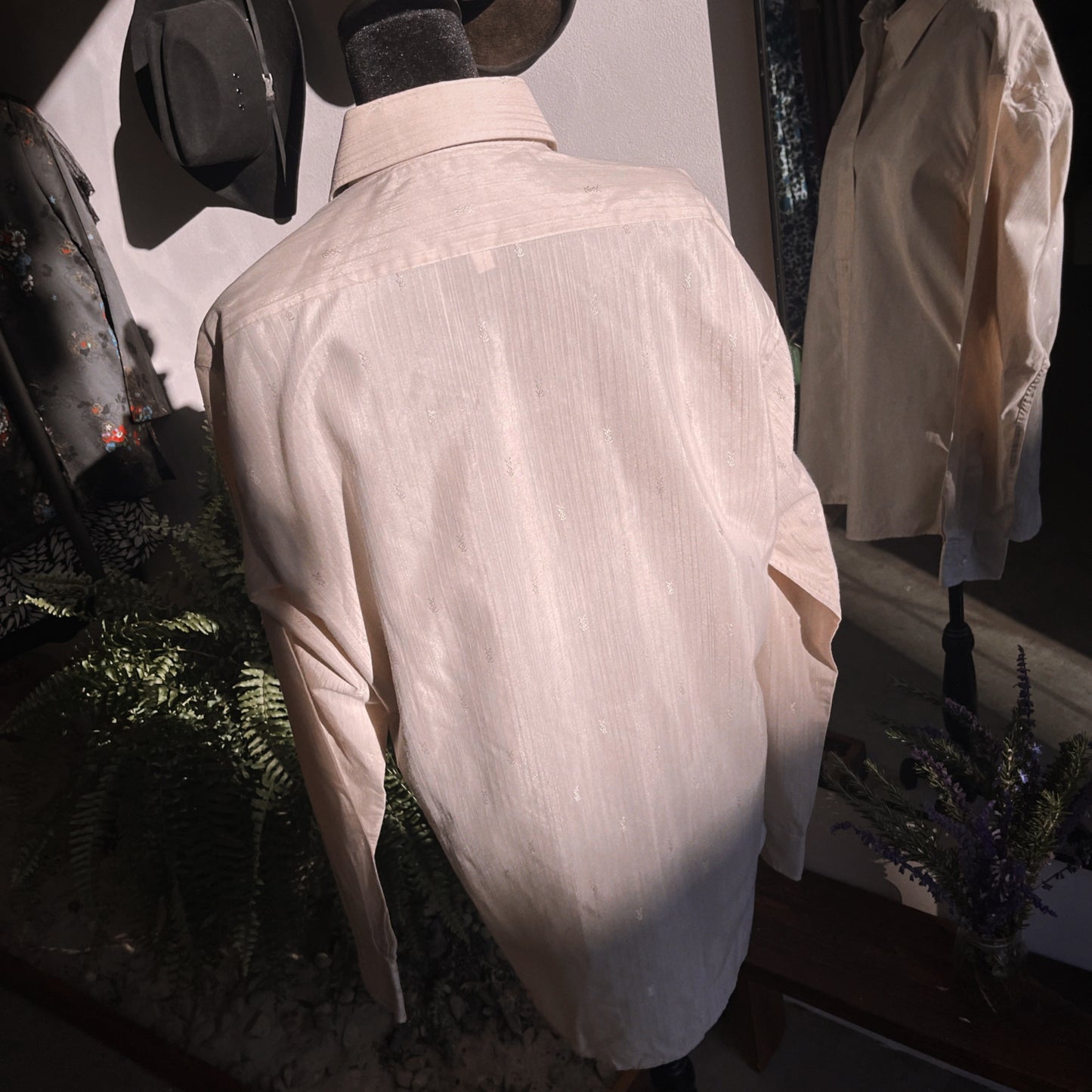 1980s Vintage YSL Yves Saint Laurent Button Up Top