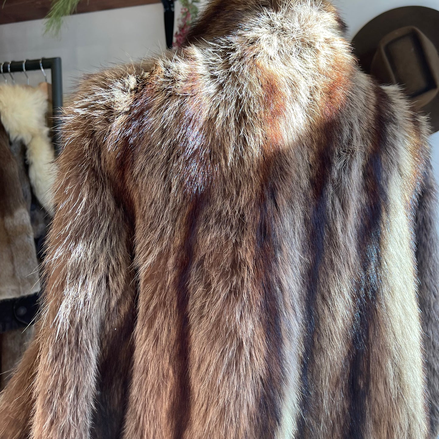 RESERVED / Vintage Givenchy Haute Fourrures Raccoon Fur Coat