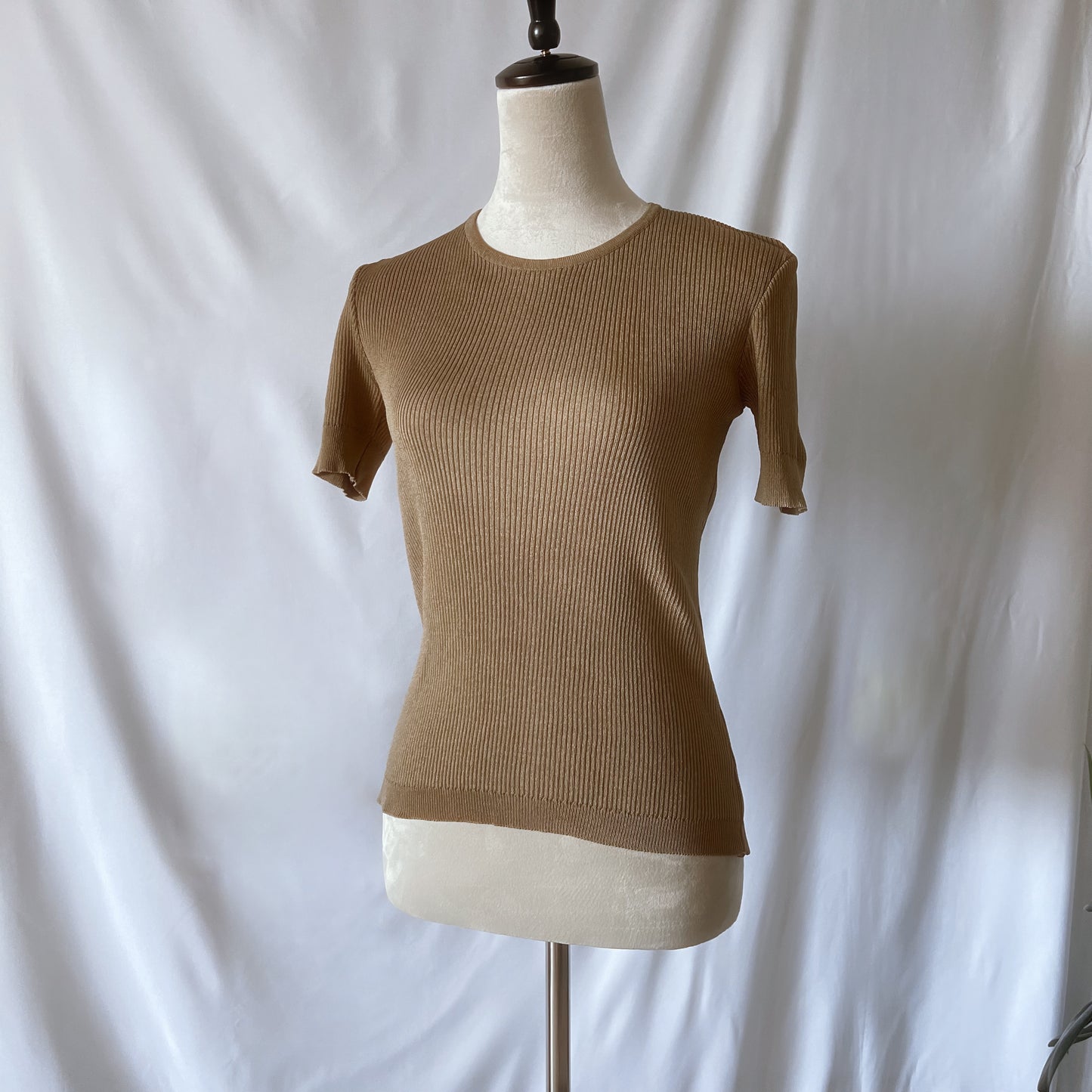 Vintage Yves Saint Laurent Ribbed Knit Top