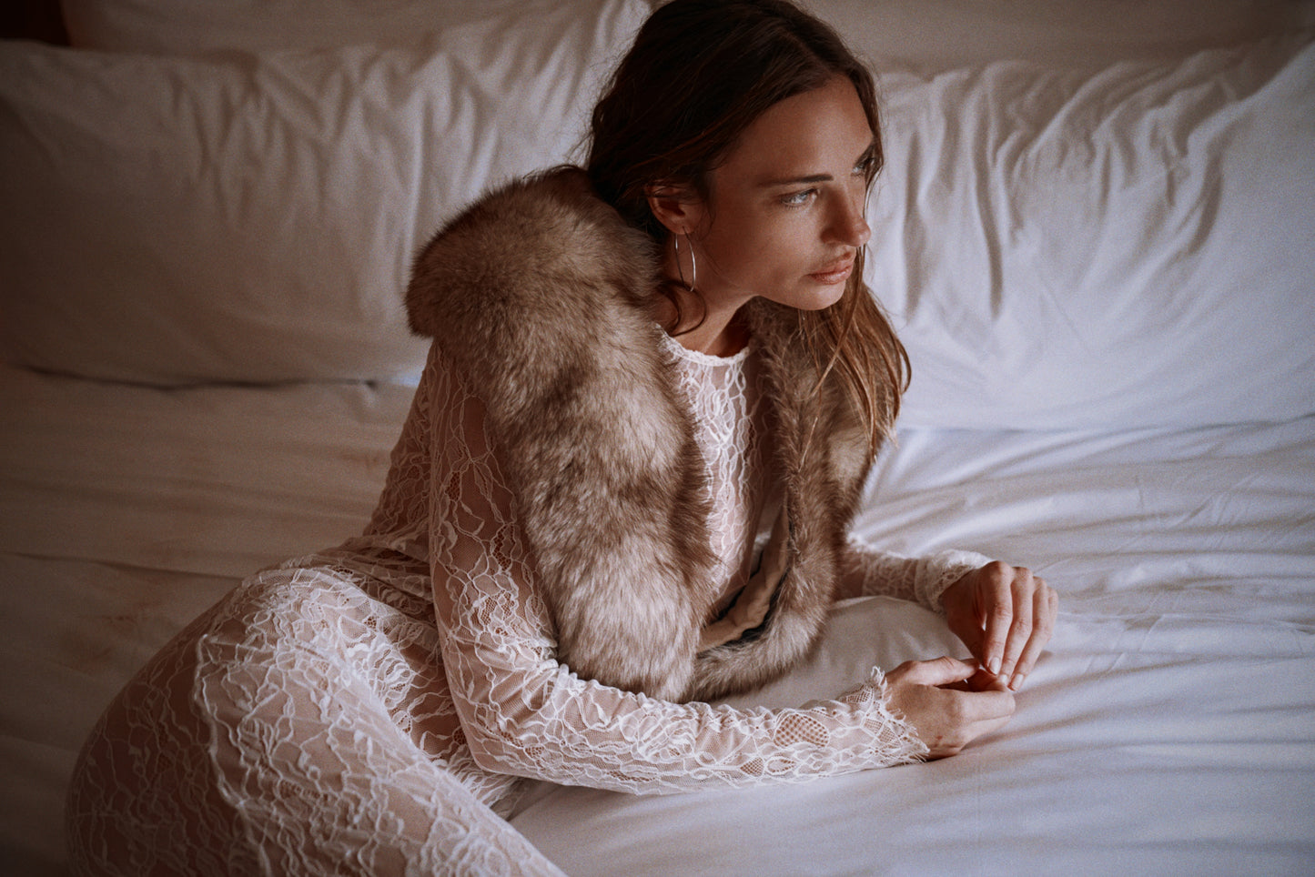 Vintage Fox Fur Stole Collar