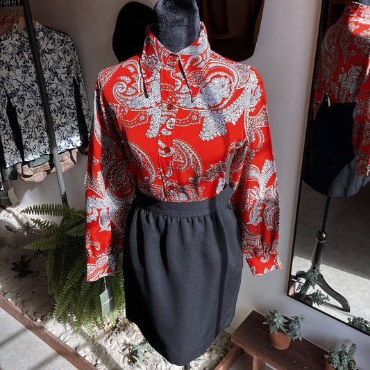 Vintage Paisley Blouse 70’s