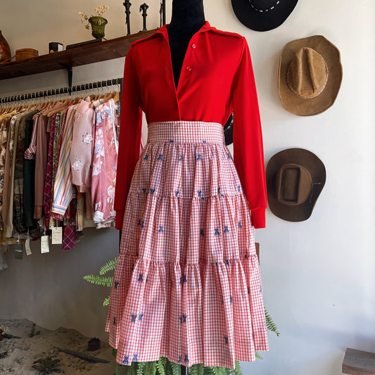 60’s Vintage Rockmount Western Skirt