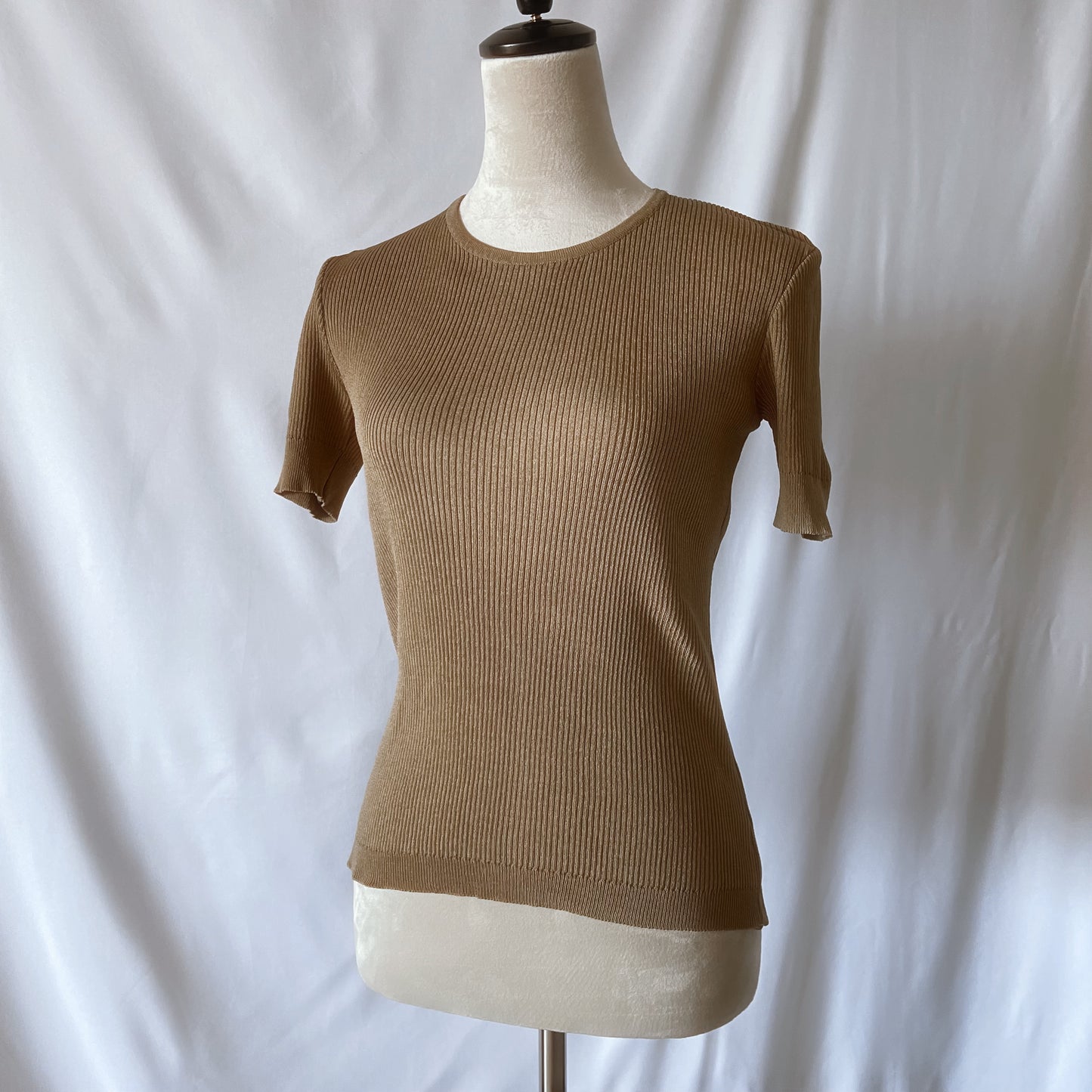 Vintage Yves Saint Laurent Ribbed Knit Top