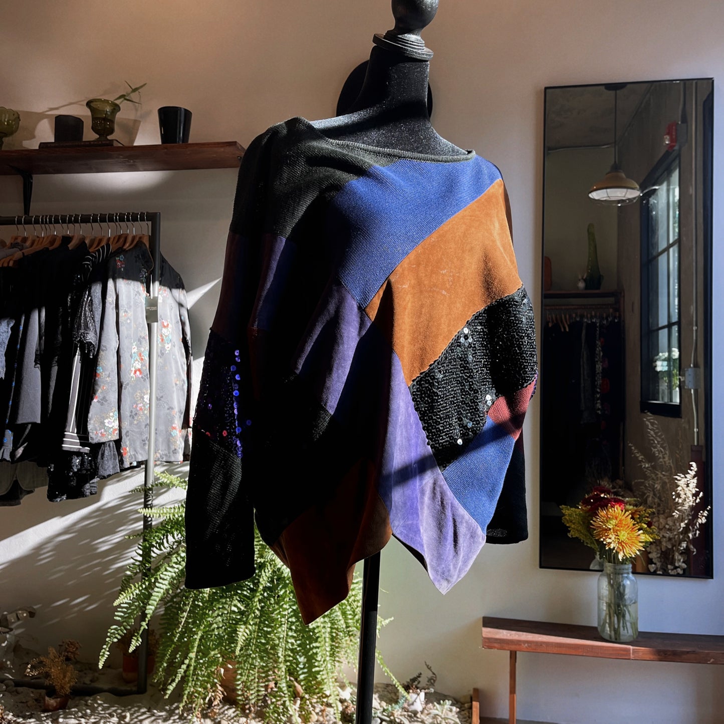 1980s Vintage Gianfranco Ferre Italian Patchwork Sweater