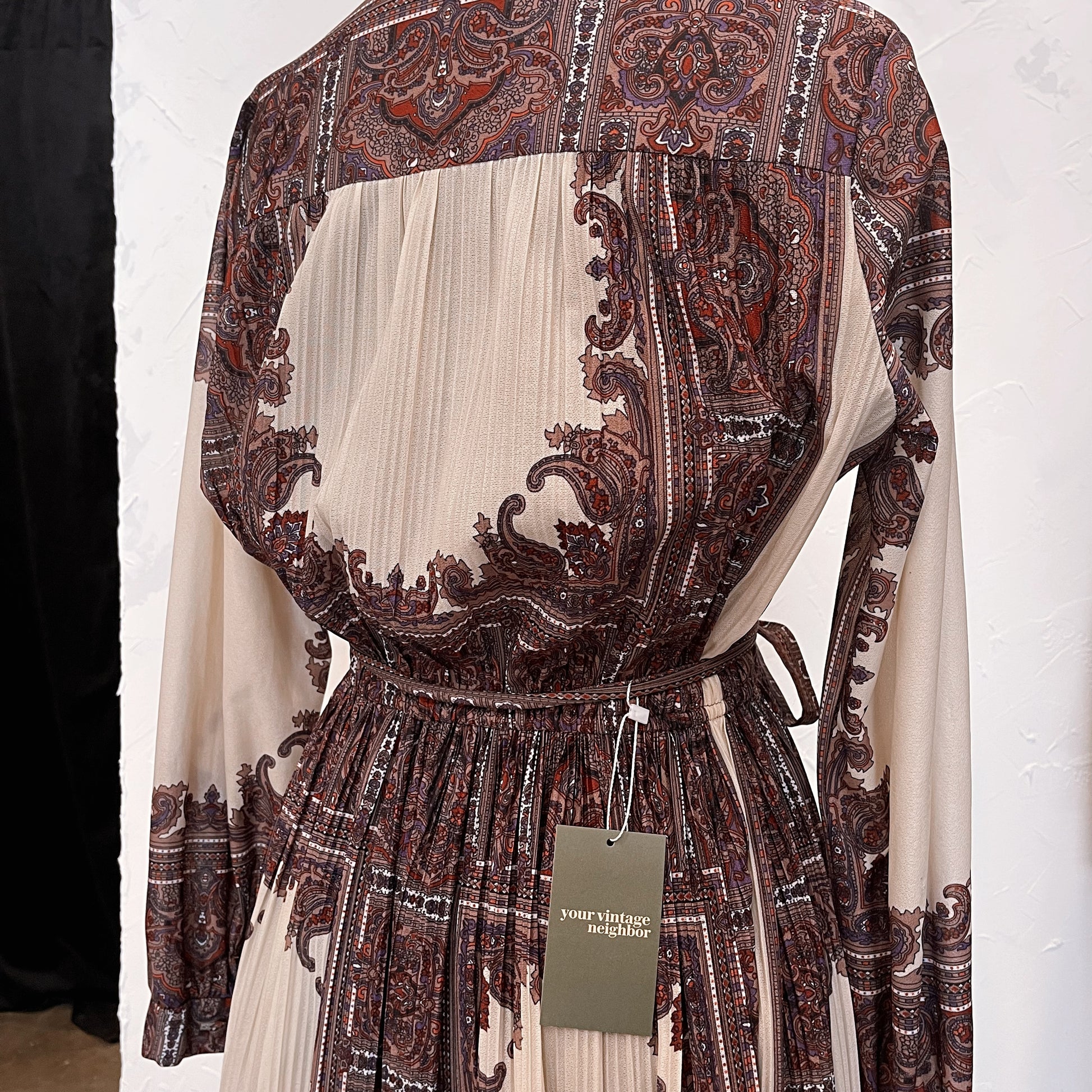 Vintage 70’s Unionmade Pleated Dress - Your Vintage Neighbor