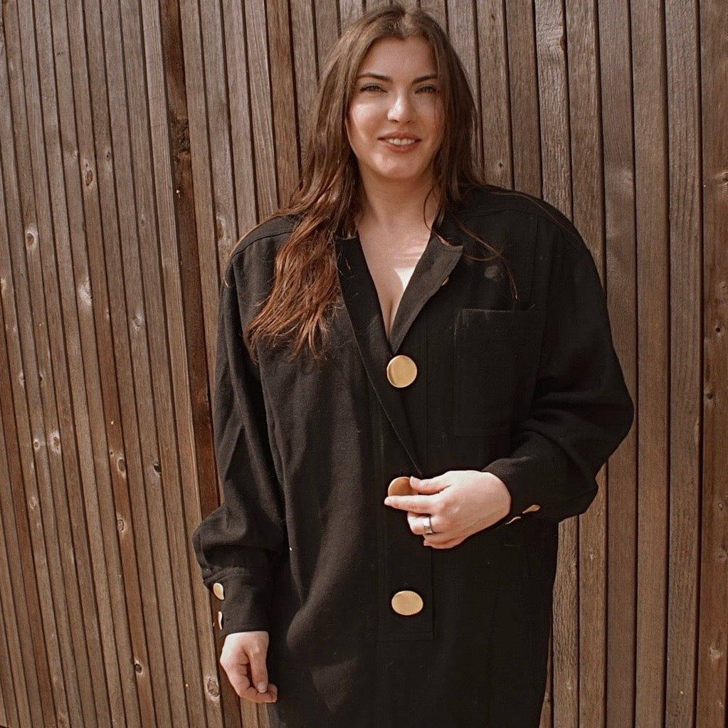 Vintage I. Magnin Wool Dress 80’s - SHOP EZRA