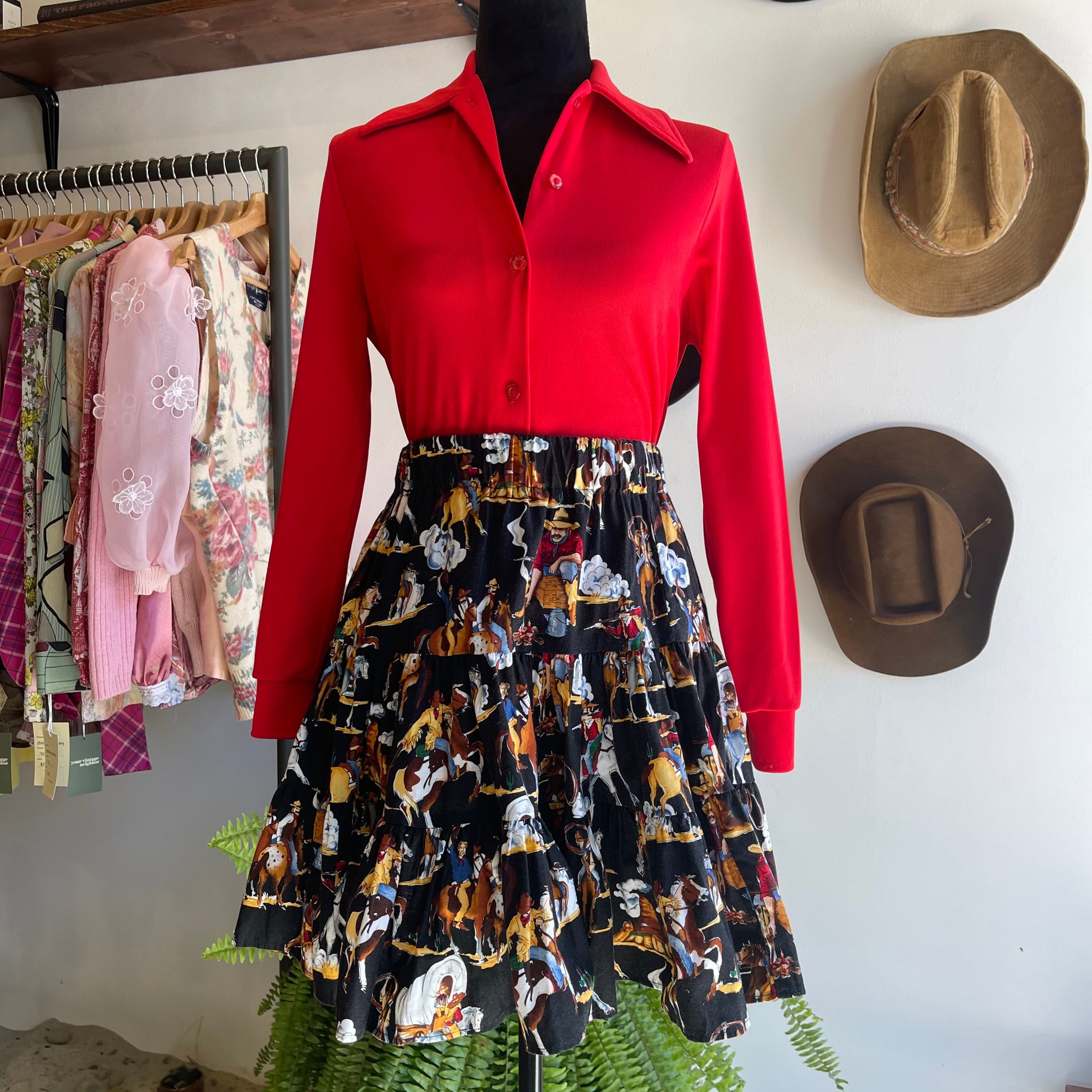 Vintage Western Skirt