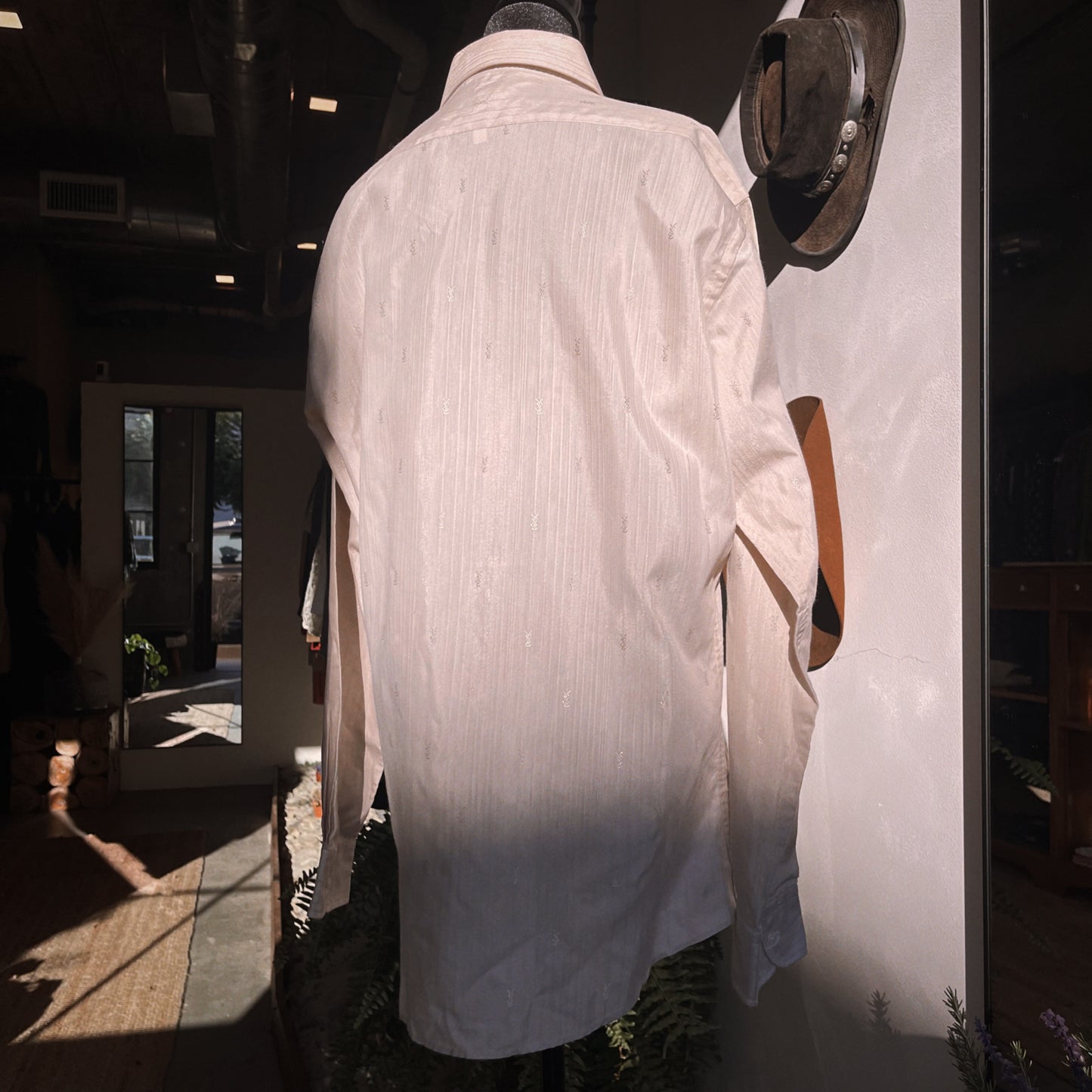 1980s Vintage YSL Yves Saint Laurent Button Up Top