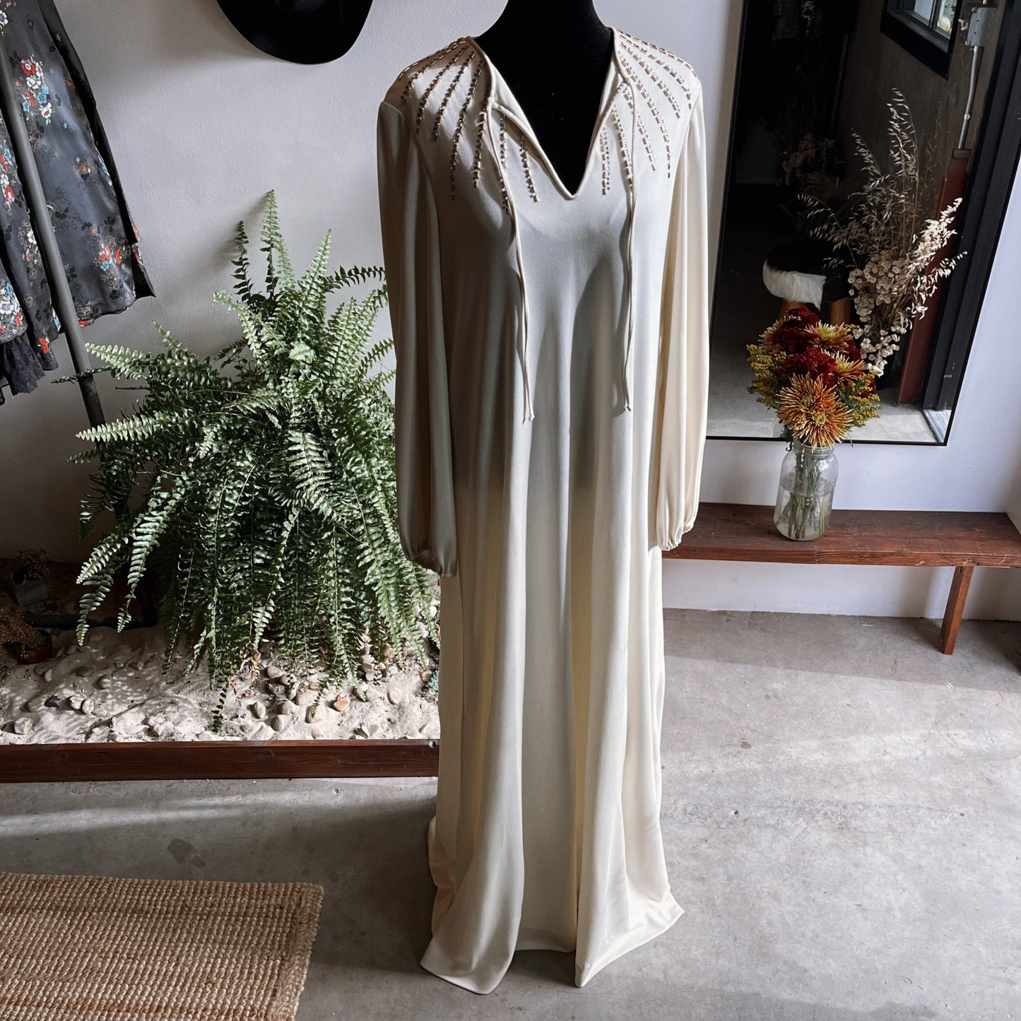 1970s Vintage Nat Kaplan Couture Knit Dress