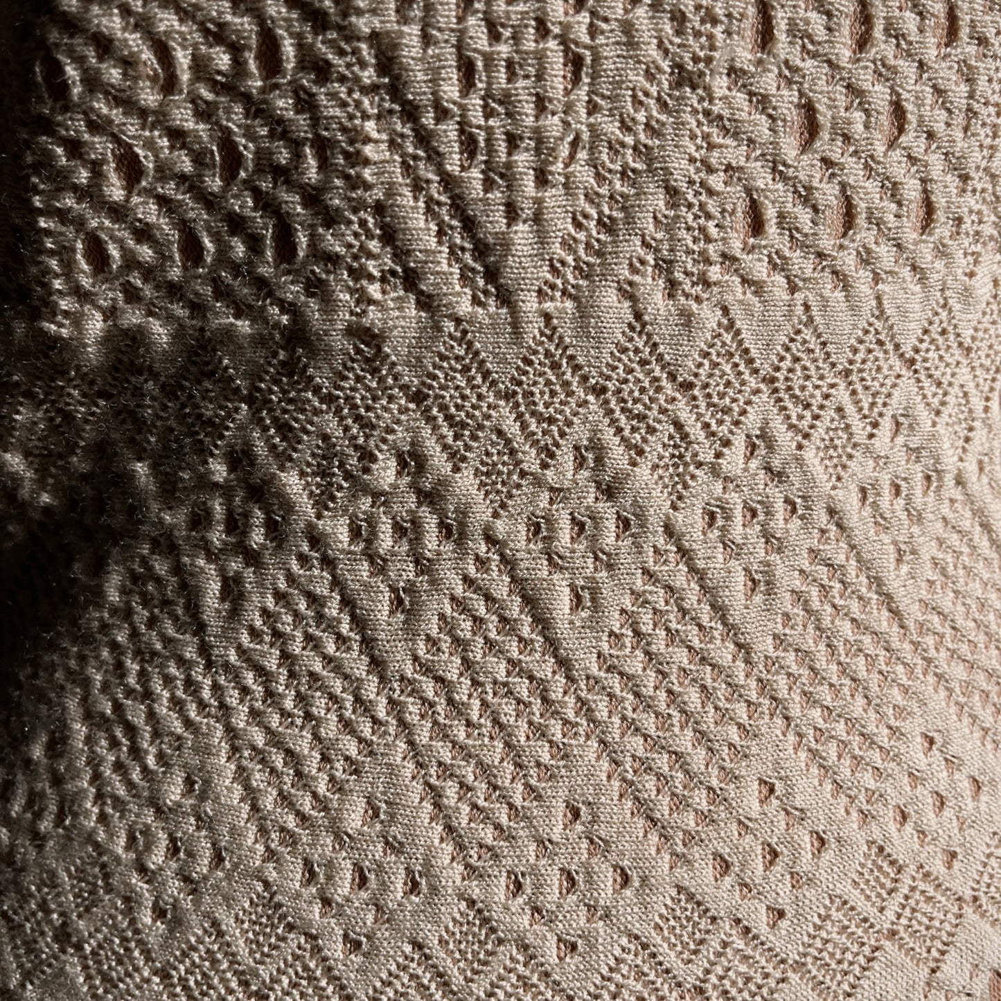 Y2K Alexander McQueen Scuba Knit Crochet Dress