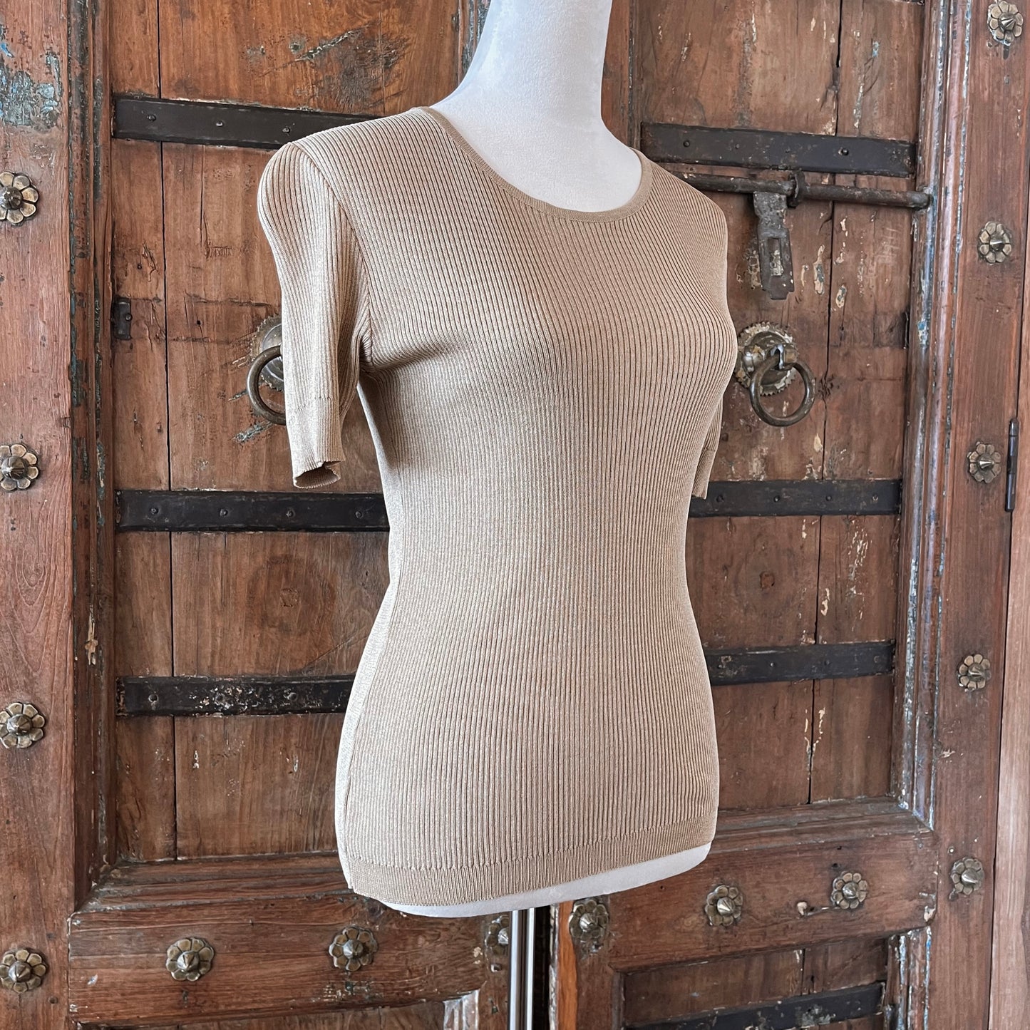 Vintage Yves Saint Laurent Ribbed Knit Top