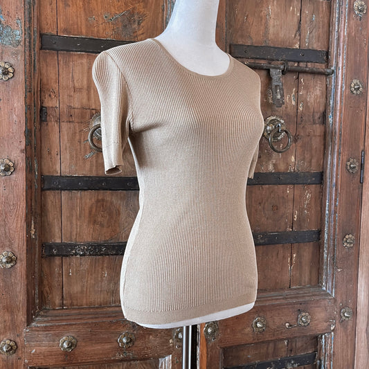 Vintage Yves Saint Laurent Ribbed Knit Top