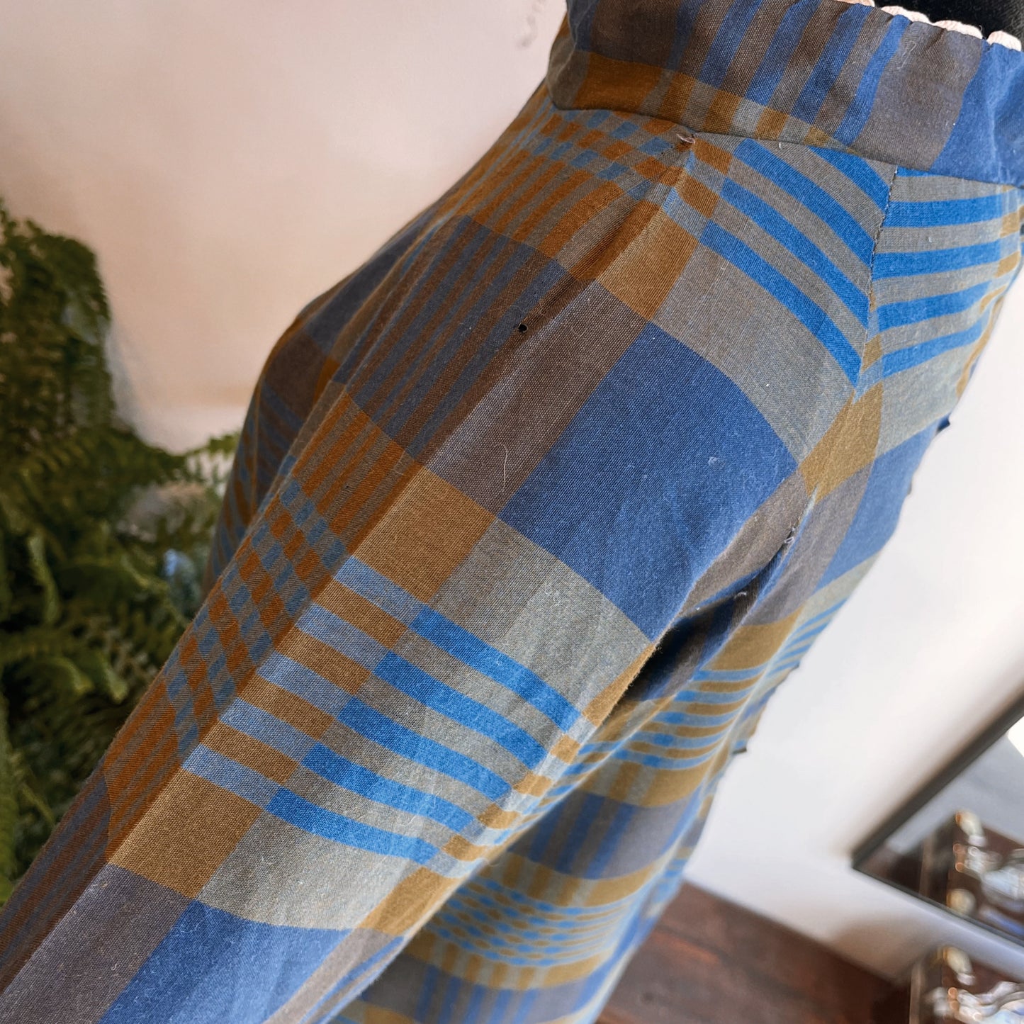 1960’s Vintage Plaid Baby Doll Dress