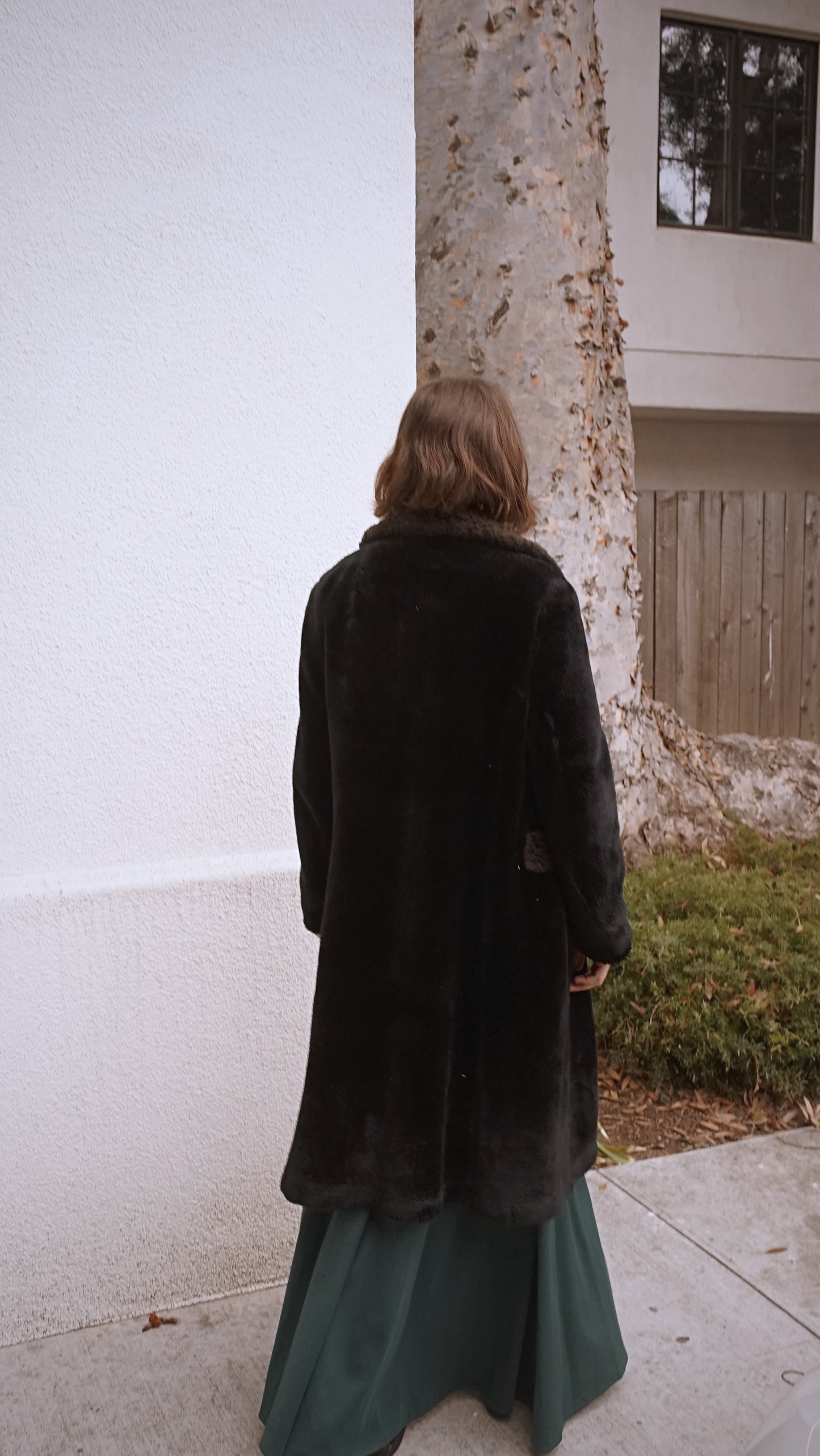 1970s Vintage Faux Fur Teddy Coat by Fingerhut Fashions