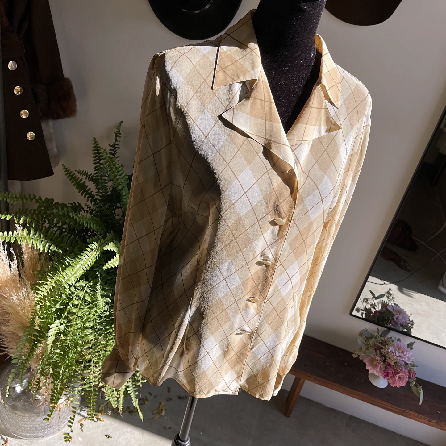Vintage Valentino Silk Sheer Blouse