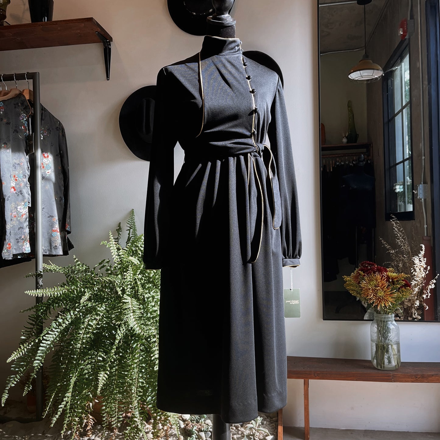 1970s Vintage Victor Costa Dress