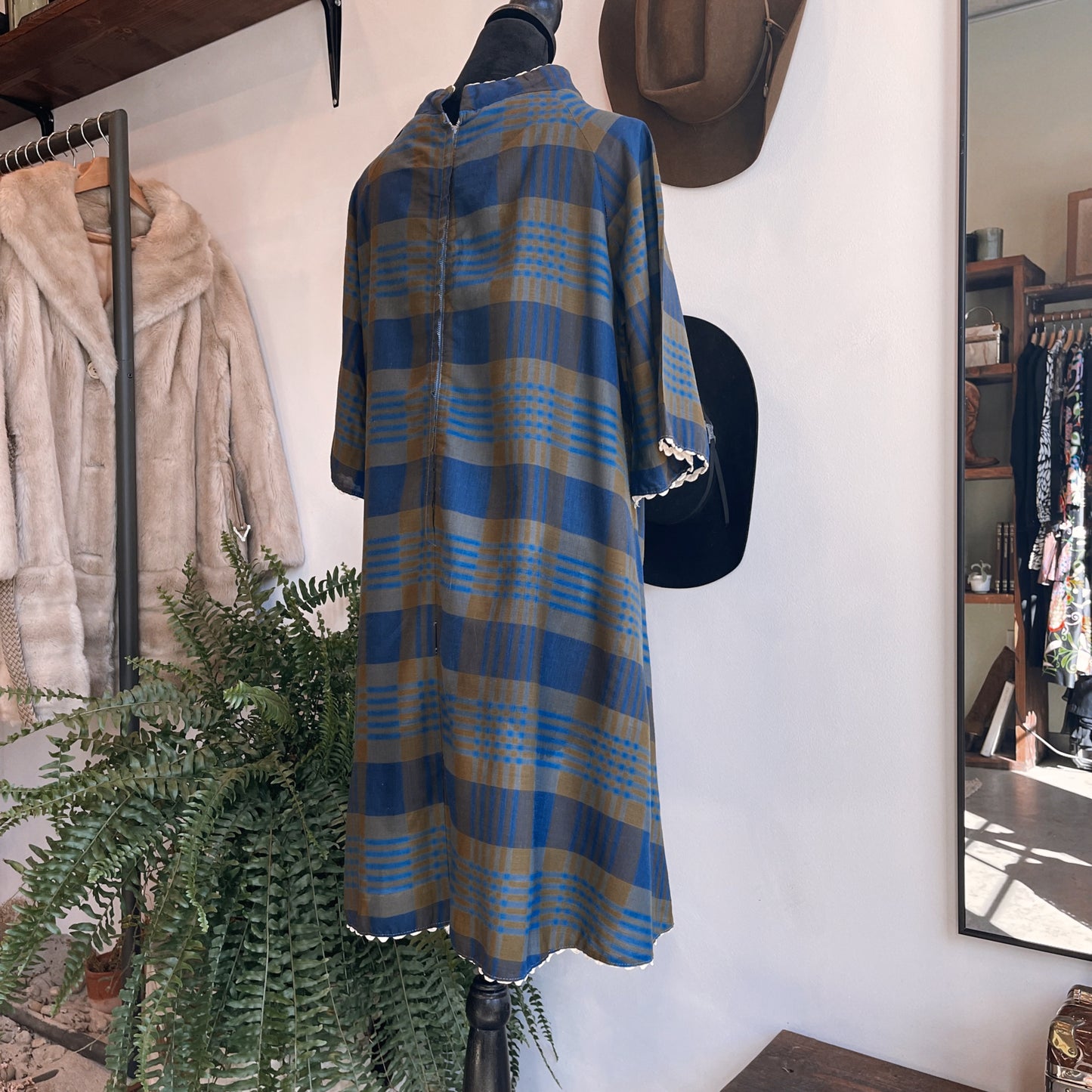 1960’s Vintage Plaid Baby Doll Dress