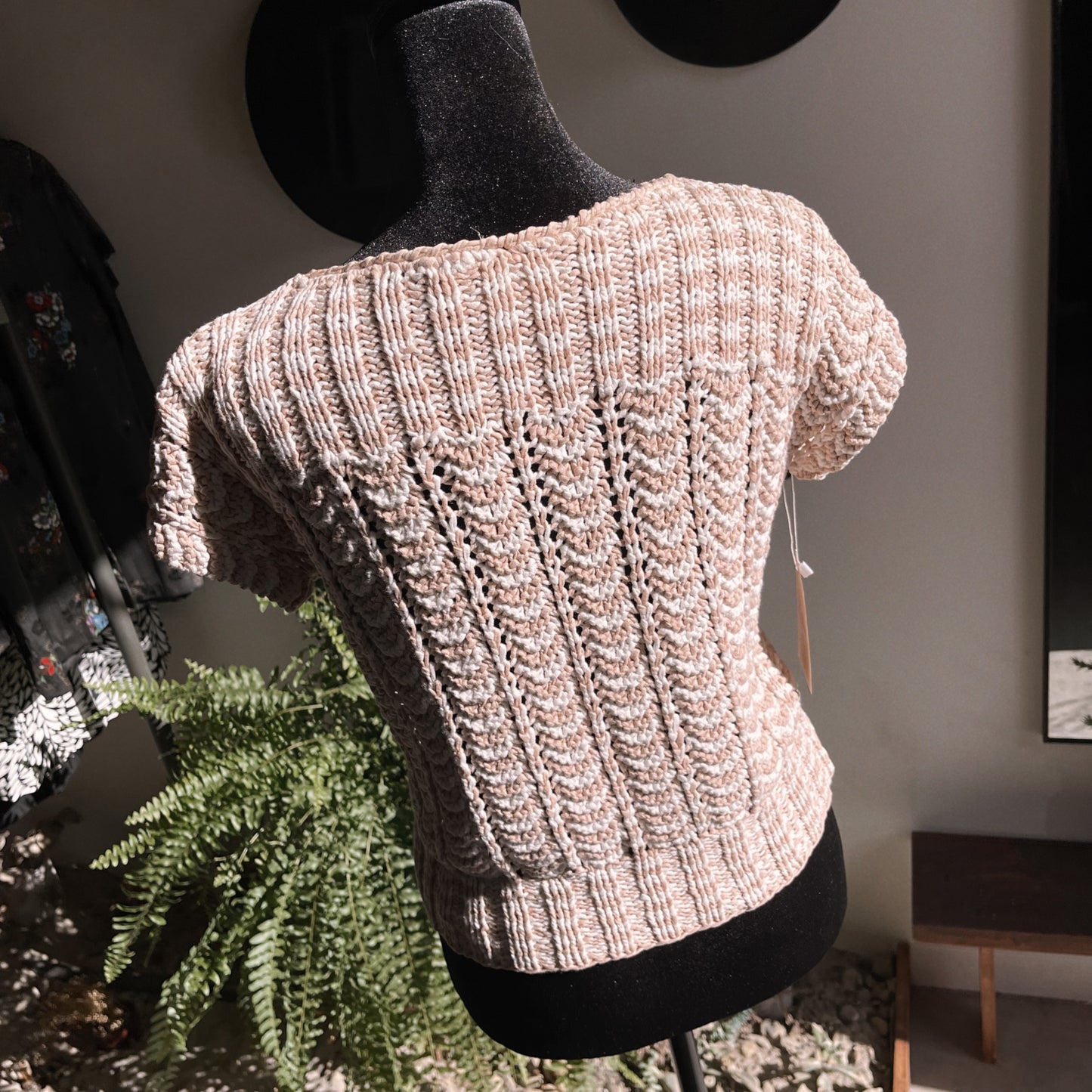 1970s Vintage Givenchy Cotton Knit Top