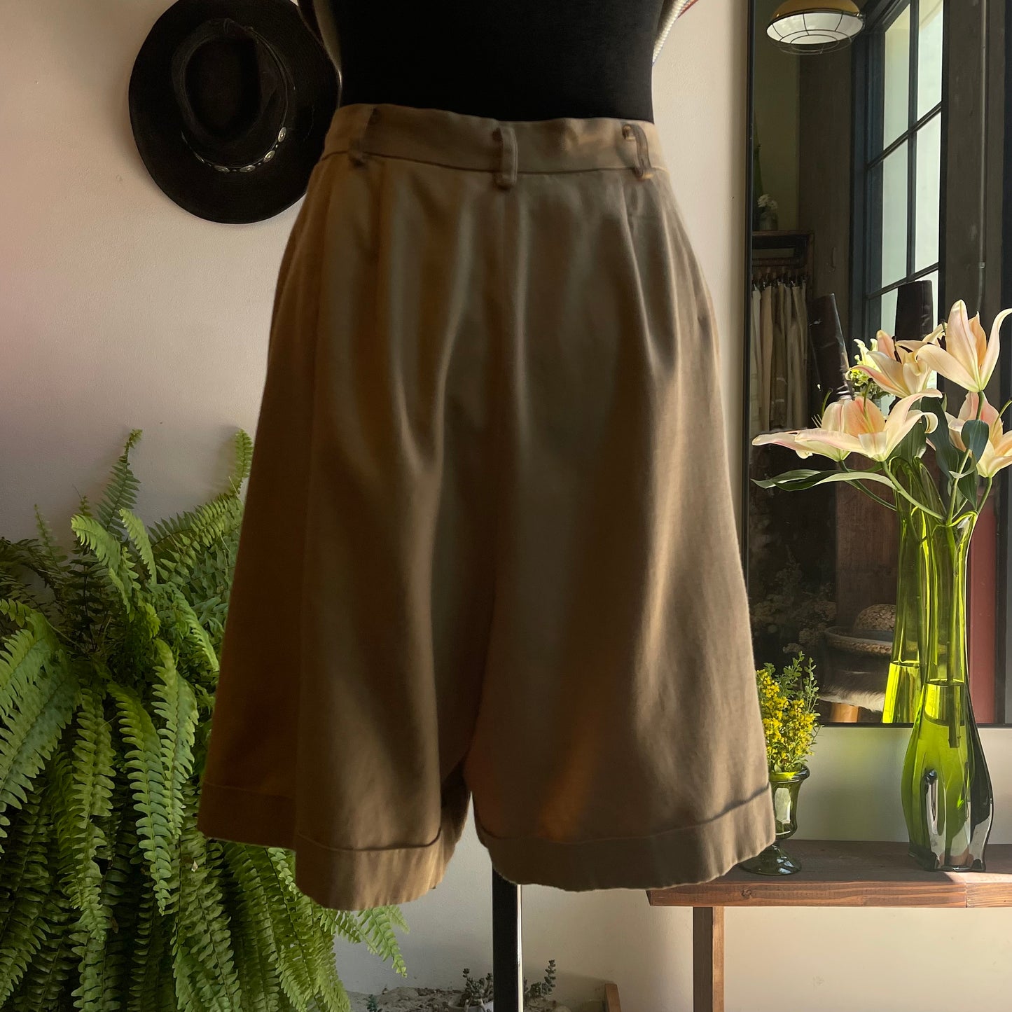 80’s Vintage DKNY Silk Shorts