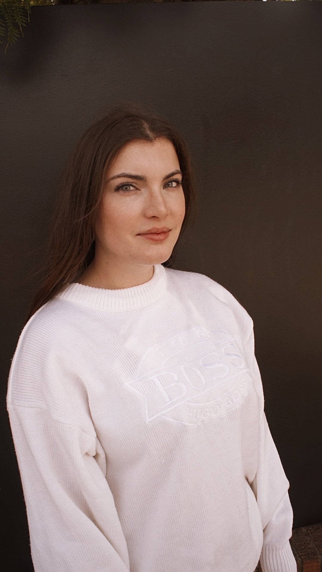 Vintage Hugo Boss Embroidered Knit 90’s - SHOP EZRA